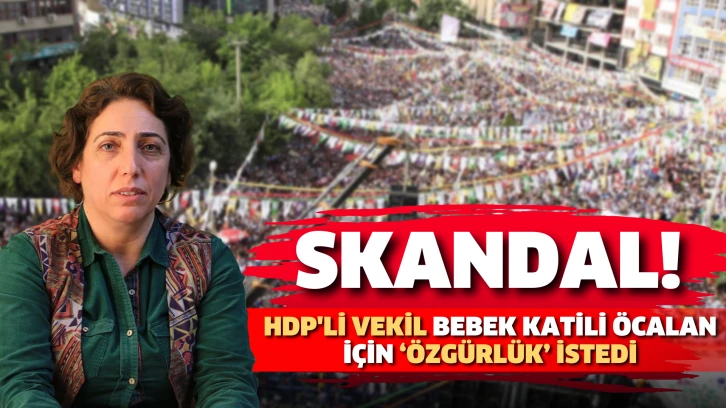 HDP'li vekil bebek katili Öcalan için ‘özgürlük’ istedi 