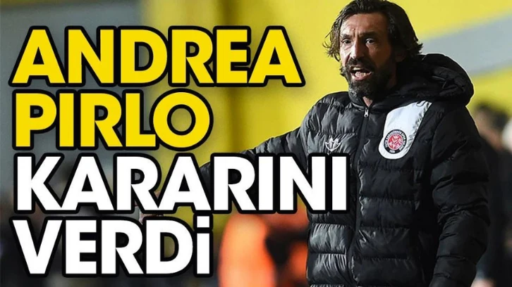 Andrea Pirlo'dan Trabzonspor kararı