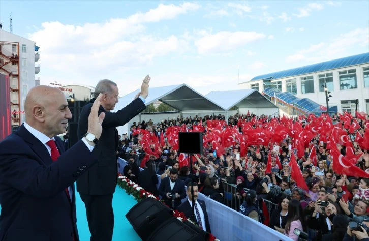 Cumhurbaşkanı Erdoğan Atatürk Cumhuriyet Kulesi'nin açılışında konuştu