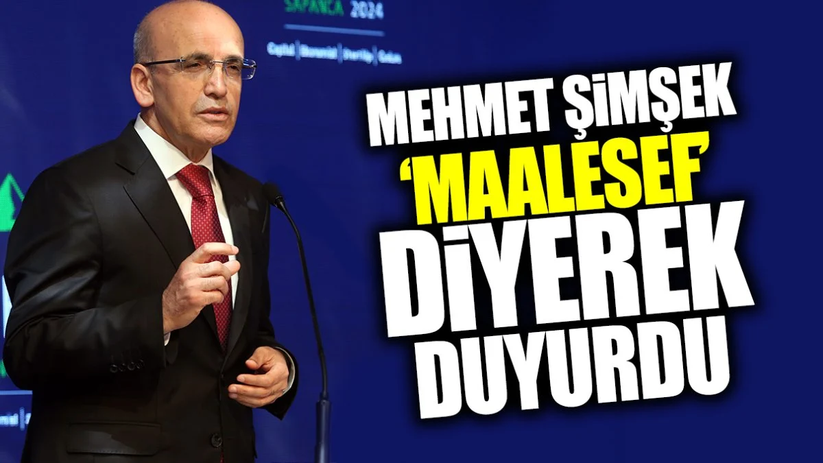 Mehmet Şimşek ‘maalesef’ diyerek duyurdu