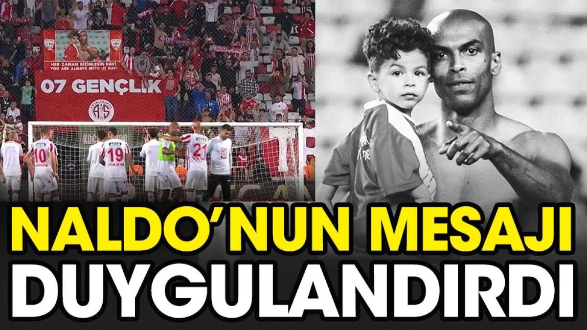 Oğlunu kaybeden Naldo ilk kez konuştu: Davi Antalyaspor'u çok severdi