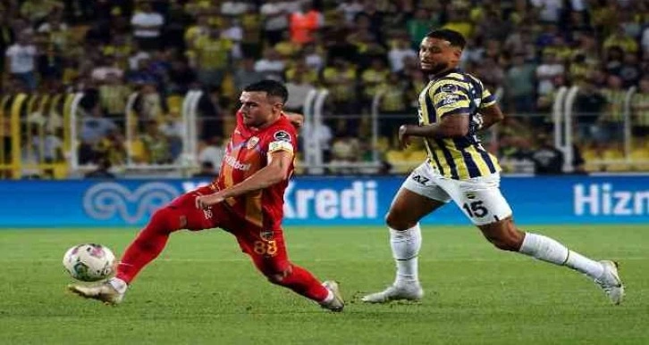 Spor Toto Süper Lig: Fenerbahçe: 1 - Kayserispor: 0 (İlk yarı)