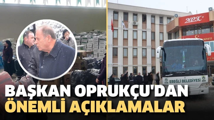 Başkan Oprukçu'dan Önemli Açıklamalar
