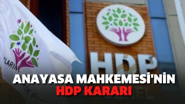Anayasa Mahkemesi'nin HDP kararı