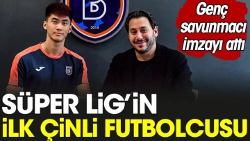 Süper Lig'in ilk çinli futbolcusu imzayı attı