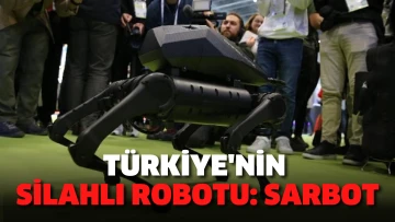 Türkiye'nin silahlı robotu: Sarbot