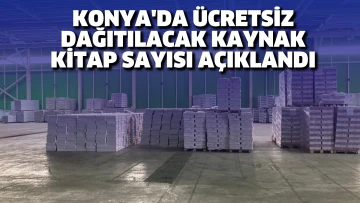 Konya'da ücretsiz dağıtılacak kaynak kitap sayısı açıklandı