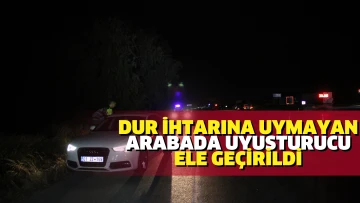 Ereğli’de polis ekiplerinin dur ihtarına uymayarak kaçan otomobil kovalamaca sonucu yakalandı.