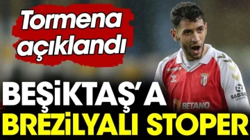 Beşiktaş'a Brezilyalı stoper: Tormena açıklandı