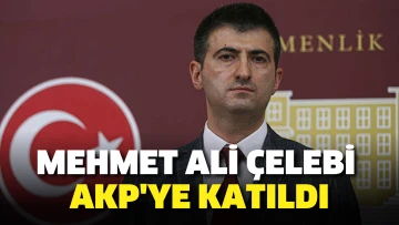 İzmir Milletvekili Mehmet Ali Çelebi AKP'ye katıldı: 'Erdoğan'a şükranlarımı sunuyorum'