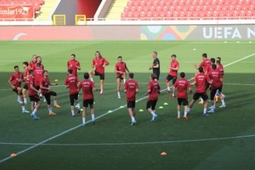 A Milli Futbol Takımı, Litvanya maçı hazırlıklarını sürdürdü