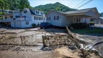 AA, Virginia'da sel felaketinin yol açtığı hasarı görüntüledi
