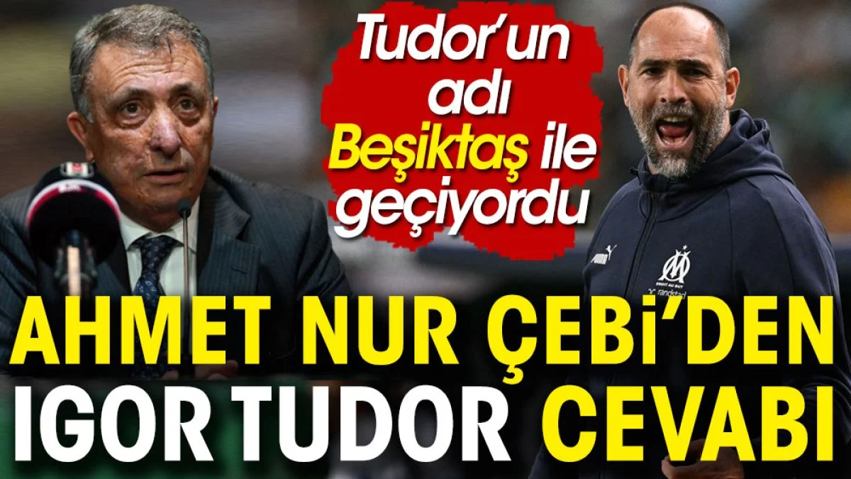 Ahmet Nur Çebi'den Igor Tudor iddialarına yanıt