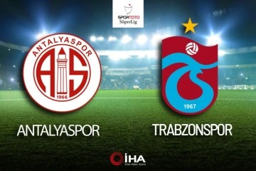 Antalyaspor - Trabzonspor Maçı Canlı Anlatım!