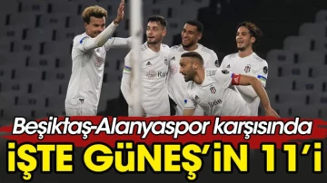 Beşiktaş Antalyaspor karşısında. İlk 11'ler belli oldu