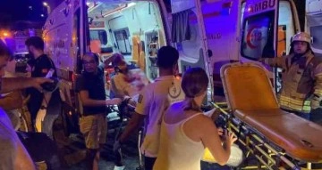 Beşiktaş’ta ters yöne giren otomobil dehşet saçtı: 7 yaralı