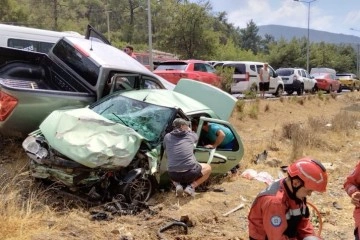 Bodrum’da trafik kazası: 3 yaralı