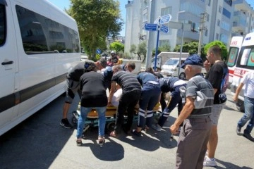 Bursa’da kavşaktaki kazada faciadan dönüldü