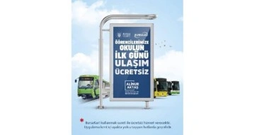 Bursa’da yarın öğrencilere ulaşım ücretsiz