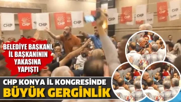 CHP Konya İl Kongresinde büyük gerginlik