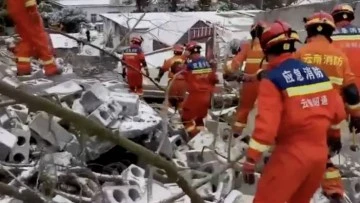 Çin'de toprak kayması. 47 kişi gömülü kaldı