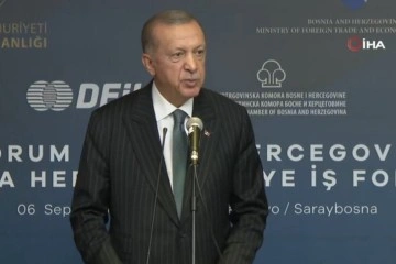 Cumhurbaşkanı Erdoğan Bosna-Hersek'le yeni ticaret hedefini açıkladı
