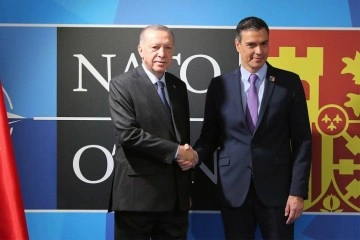 Cumhurbaşkanı Erdoğan, İspanya Başbakanı Sanchez görüştü