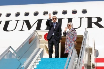 Cumhurbaşkanı Erdoğan Özbekistan’a gitti
