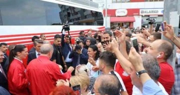 Cumhurbaşkanı Erdoğan, Samsun Büyükşehir Belediyesi’ni ziyaret etti