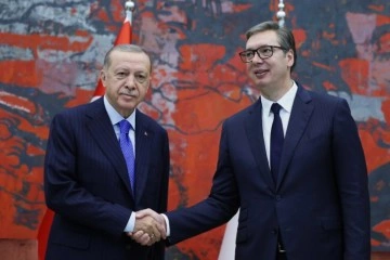 Cumhurbaşkanı Erdoğan, Sırp mevkidaşı Vuçiç ile görüştü