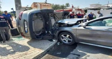 Didim’de otomobiller çarpıştı: 3 yaralı