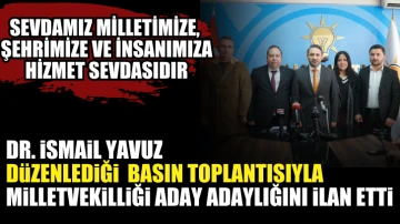 Dr. İsmail Yavuz, AK Parti’den Konya Milletvekili Aday Adayı oldu