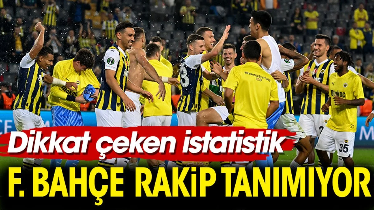 Fenerbahçe Kadıköy'de rakiplerine acımıyor. İlginç istatistik