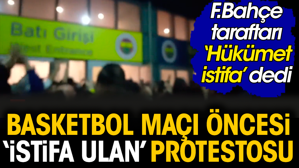 Fenerbahçe taraftarı bu kez basketbolda bağırdı: İstifa ulan