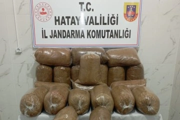 Hassa’da 245 kilo kaçak tütün ele geçirildi