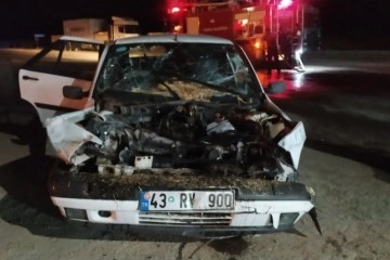 Hisarcık’ta trafik kazası: 2 yaralı!