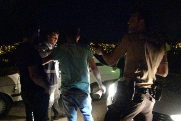 Huzur ve güven uygulamasında alkollü sürücü ile polis sabır sınavı verdi