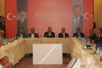 İçişleri Bakanı Soylu, Mardin ve Diyarbakır ‘İl Güvenlik Toplantısı'na katıldı