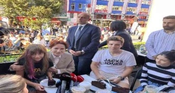 İYİ Parti Genel Başkanı Akşener’den Bakırköy’de esnaf ziyareti