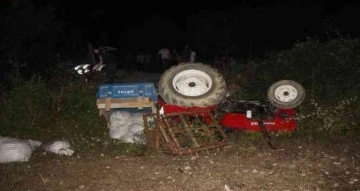 Kocaeli’de feci kaza, evlerine 50 metre kala traktör devrildi: 1 ölü, 3 yaralı