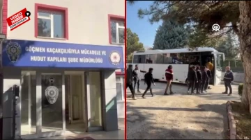 Konya'da 35 düzensiz göçmen yakalandı*2 ŞÜPHELİ GÖZLATINA ALINDI