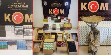 Konya’da kaçakçılara operasyon: 19 gözaltı