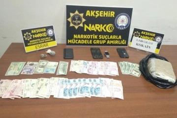 Konya’da 50 bin dolar değerinde uyuşturucu ele geçirildi