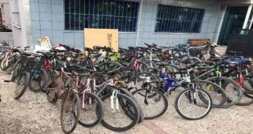 Konya’da çalıntı 34 bisiklet ele geçirildi