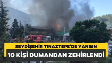 Konya’da dinlenme tesisinde yangın
