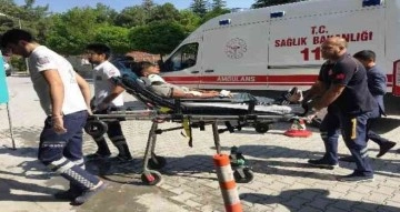 Konya’da motosikletten savrulan 2 kardeş yaralandı