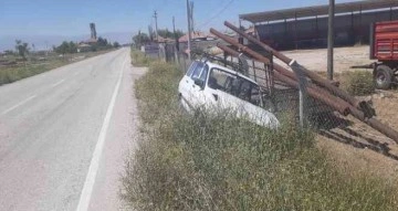 Konya’da otomobiller çarpıştı: yaralı