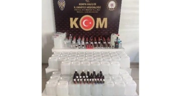 Konya’da sahte içki operasyonu: 5 gözaltı