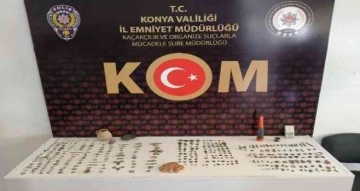 Konya’da tarihi eser operasyonu