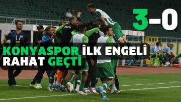 Konyaspor UEFA'da ilk engeli rahat geçti